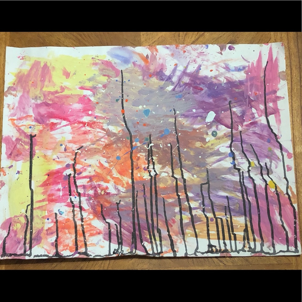 🖼 Unique Hand Painted “Stick Art 🖼”